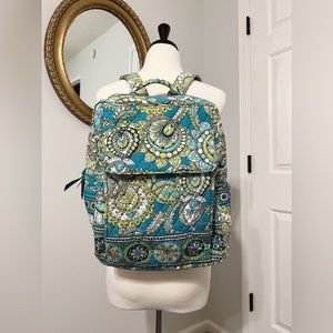 NWOT Vera Bradley Peacock Large Backpack